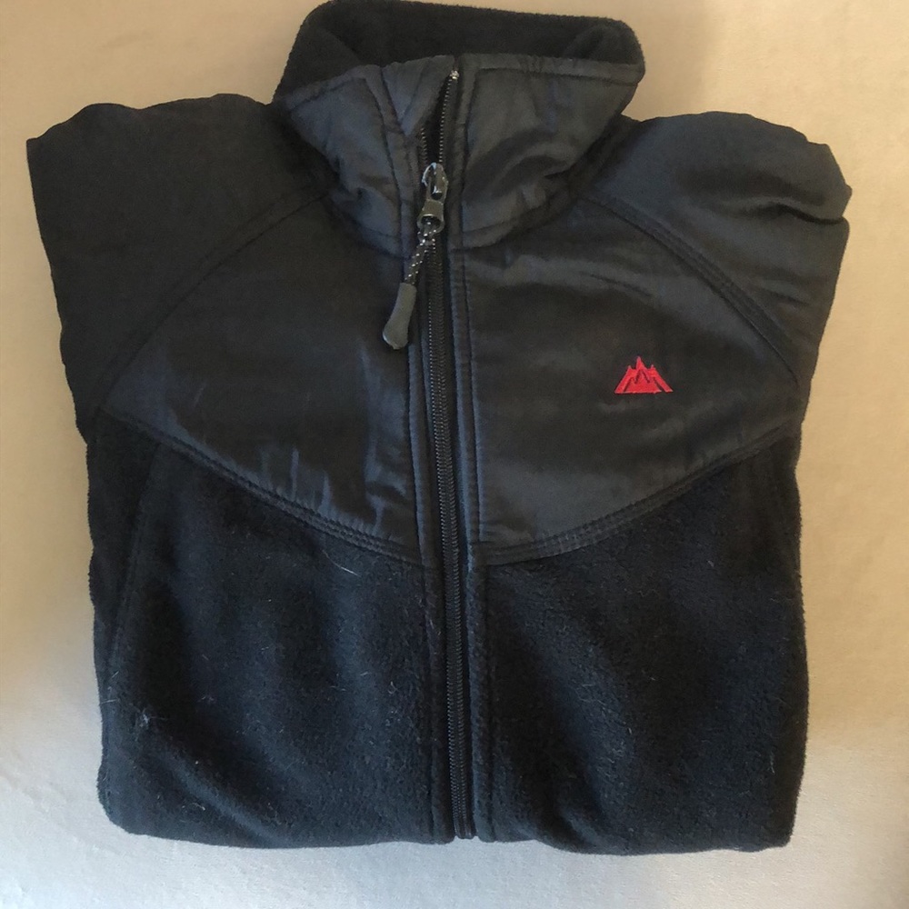 Snozu | Women’s black fleece full zipper jacket - Picture 2 of 11